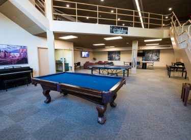 Large community center where you can relax with your peers