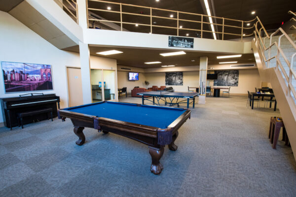 Campus Square Apartments Lounge Area, Including Pool Tables & Much More